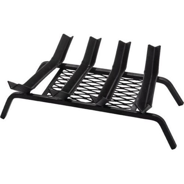 Dagan Dagan 8530-6 V-Groove Design 6 Bar Grate with Welded Ember Retainer; Black 8530-6 - main